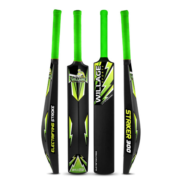Willage Plastic Cricket full size bat (Striker300 Green)