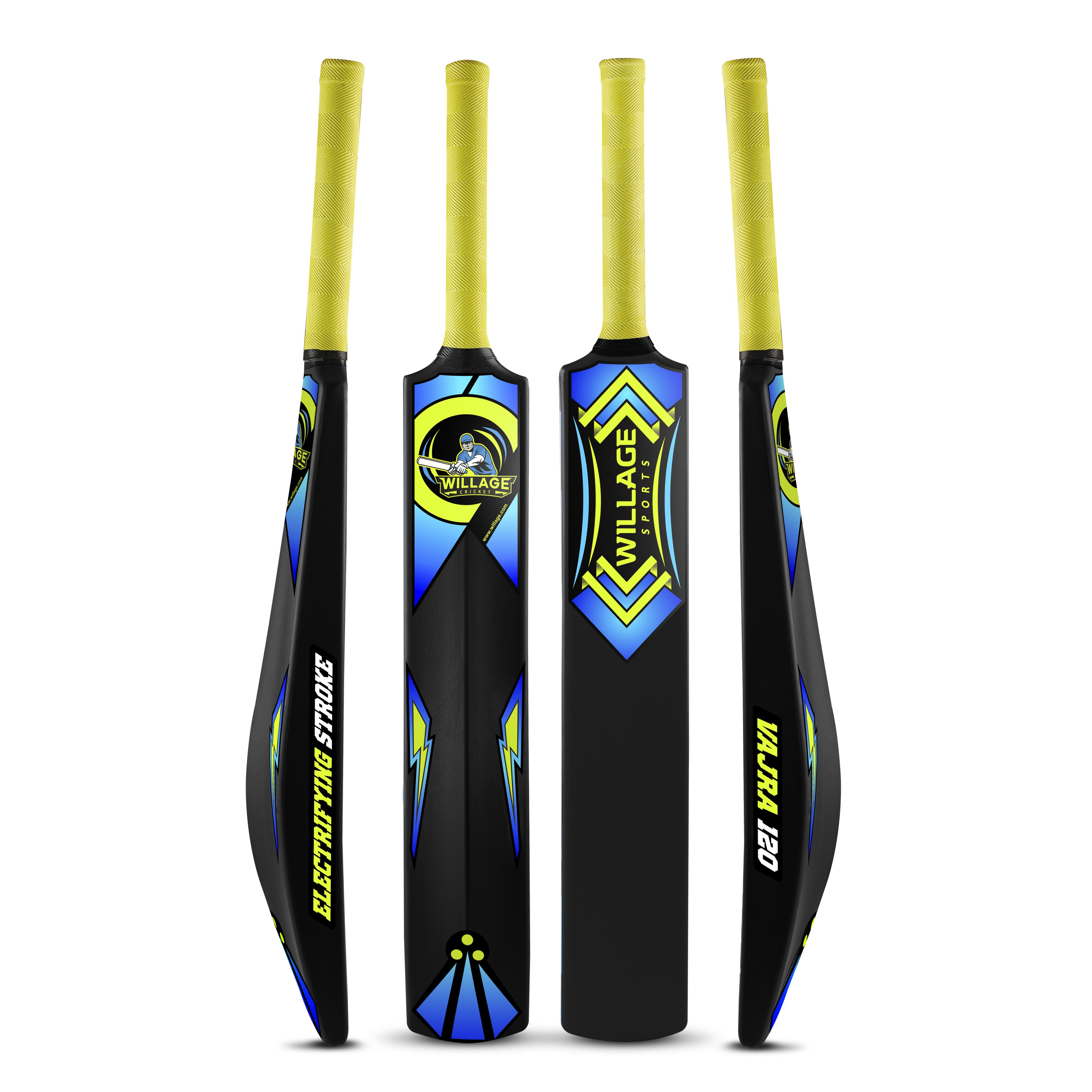 Willage Plastic Cricket full size bat (Vajra 120)