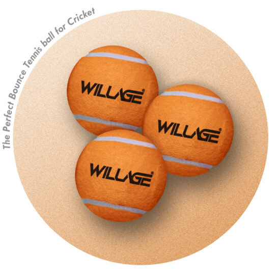 WillAge Tennis Ball for Cricket with Up to *70 Overs Play* (6 pcs.)