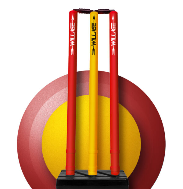 Plastic Cricket Wicket Set | Durable Grade "A" Plastic - WillAge